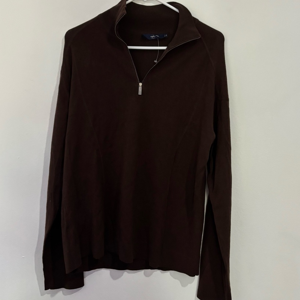 Ermenegildo Zegna Sport Brown Sweater Size Medium